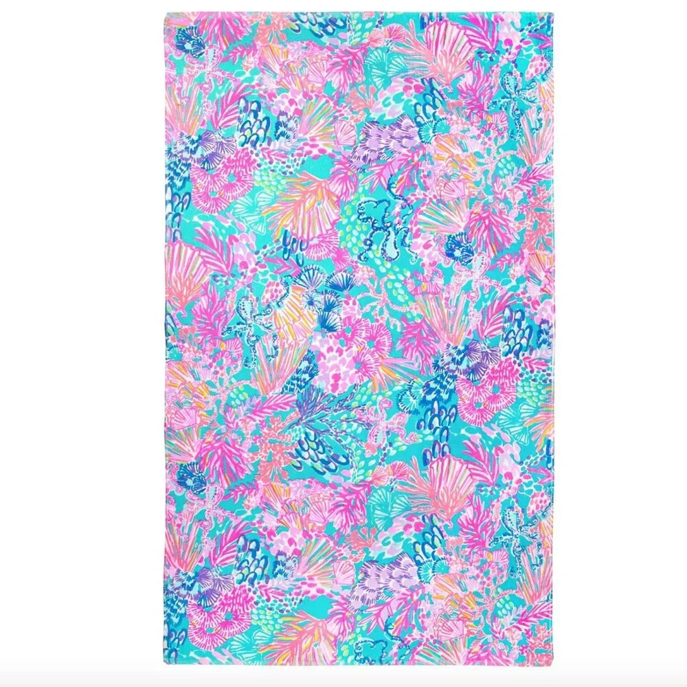 Lilly Pulitzer Oversized Pool/Beach Towel, 40 x 70, Large Terry Cloth Towel